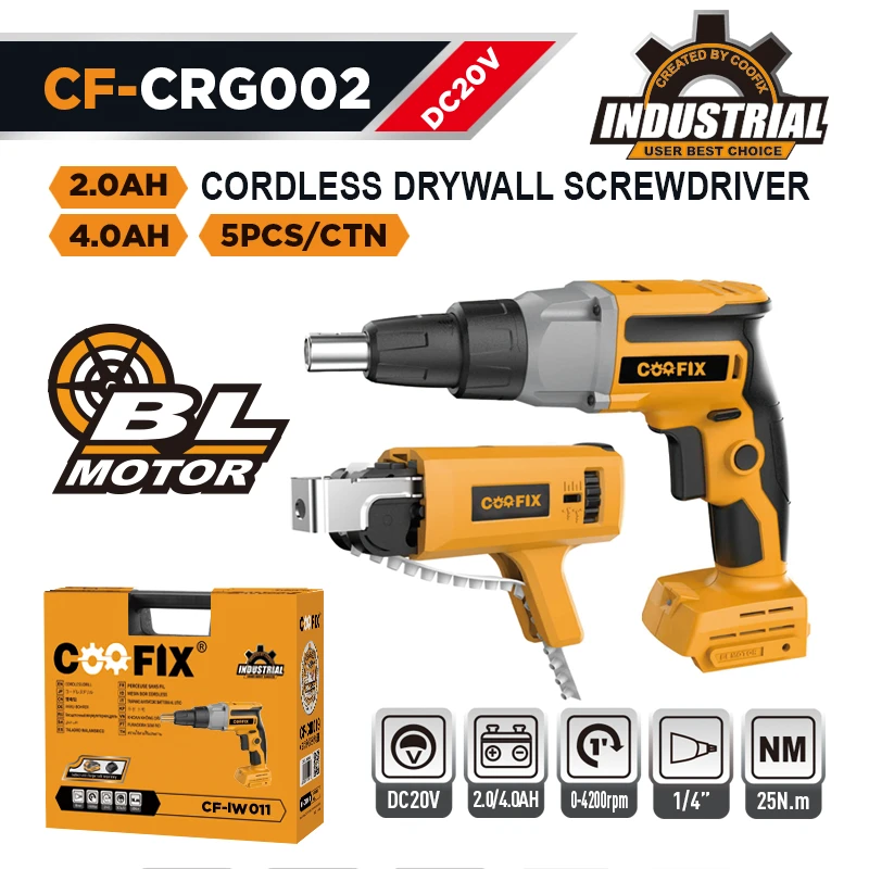 4200RPM 25N.m Cordless Drywall Screwdriver factory